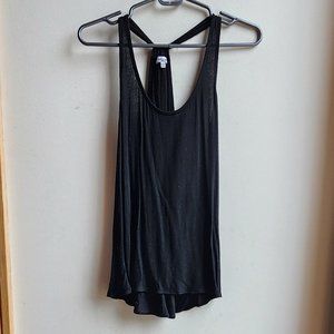 Splendid Black Racerback Tank Top Size Medium